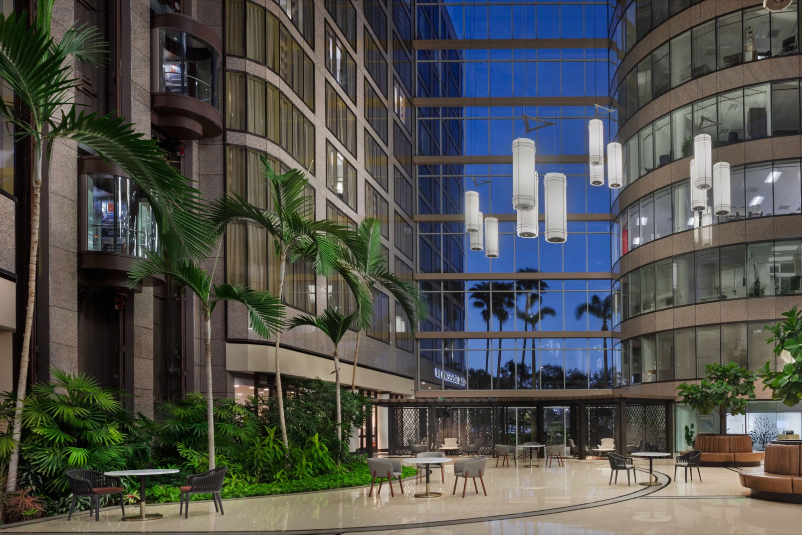 Atrium and lobby lounge